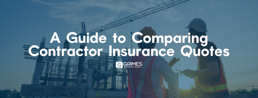 Title Image: A Guide to Comparing Contractor Insurance Quotes