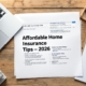 Affordable Home Insurance Tips for 2026: How to Save Without Sacrificing Coverage