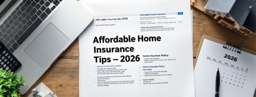 Affordable Home Insurance Tips for 2026: How to Save Without Sacrificing Coverage